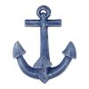 Nautical Blue Anchor Wall Hook - Decorative Coastal Home Decor