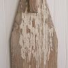 Rustic Reclaimed Wood Wall Oar - Handcrafted Decor for Nautical Theme