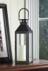 Black Manhattan Candle Lantern