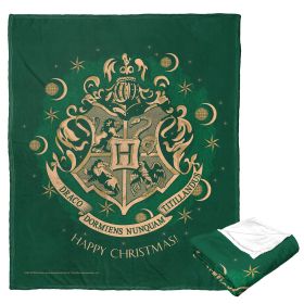 Harry Potter Silk Touch Throw Blanket, 50" x 60", Happy Christmas