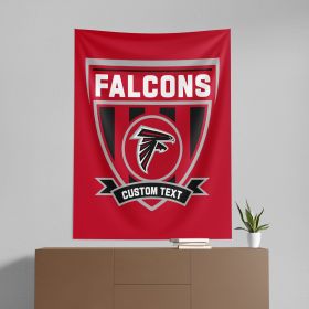 [Personalization Only] Official NFL Falcons Allegiance Printed Personalized Wall Hanging