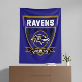 [Personalization Only] Official NFL Ravens Allegiance Printed Personalized Wall Hanging