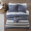 Striped Comforter Set with Bed Sheets