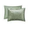 4 Pcs Velvet Comforter Set with Throw Pillow(Full/Queen)