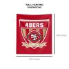 [Personalization Only] Official NFL 49ers Allegiance Printed Personalized Wall Hanging