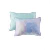 Watercolor Tie Dye Printed Comforter Set with Throw Pillow